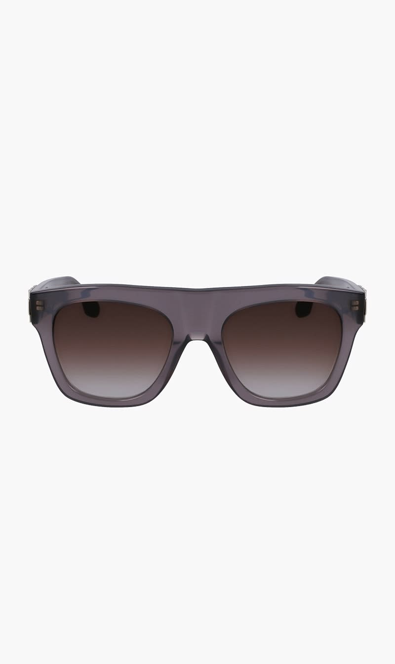 Victoria Beckham Black Rectangle Sunglasses for Women