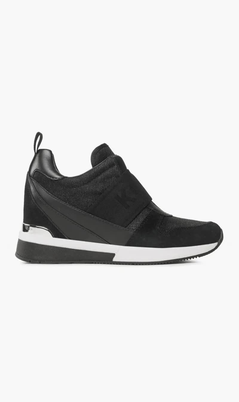 

Michael Kors Black Maven Slip On Trainer for Women | The Deal Outlet