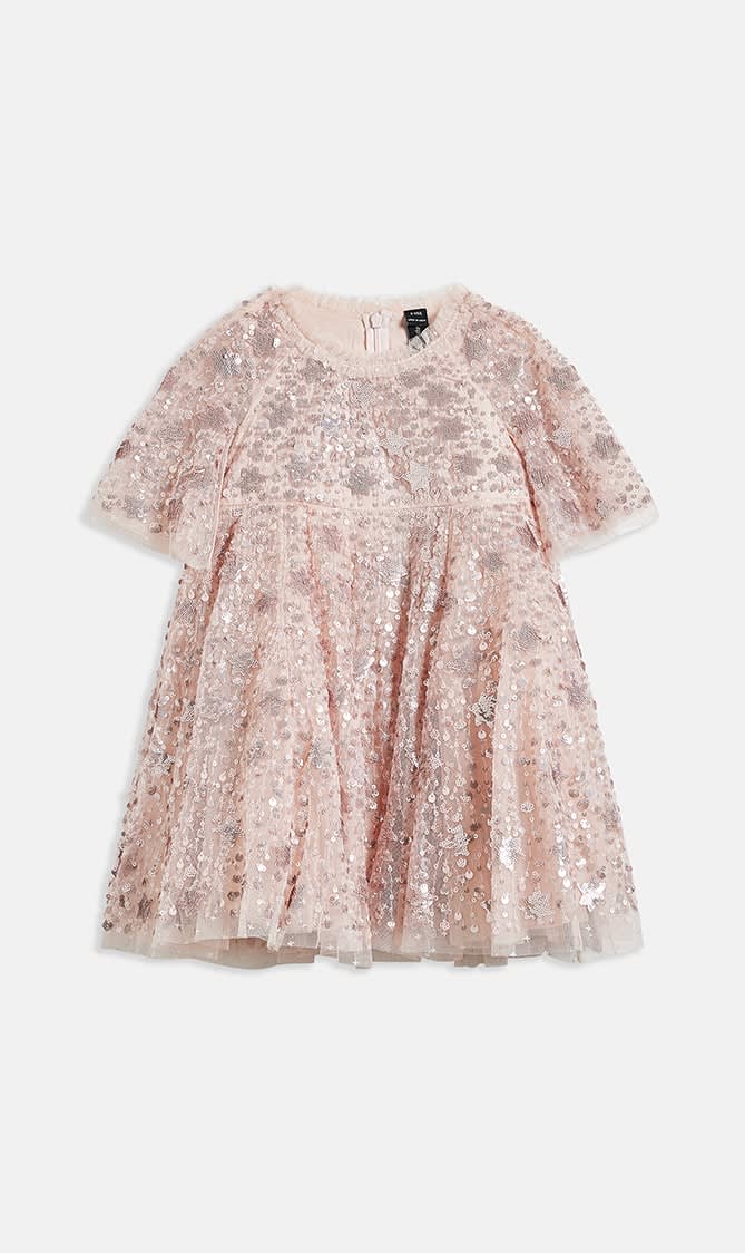 

Needle & Thread Pink Shooting Stars Kids Dress for Girls | The Deal Outlet
