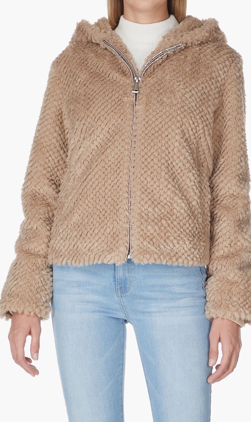 

Guess White New Theoline Jacket for Women | The Deal Outlet