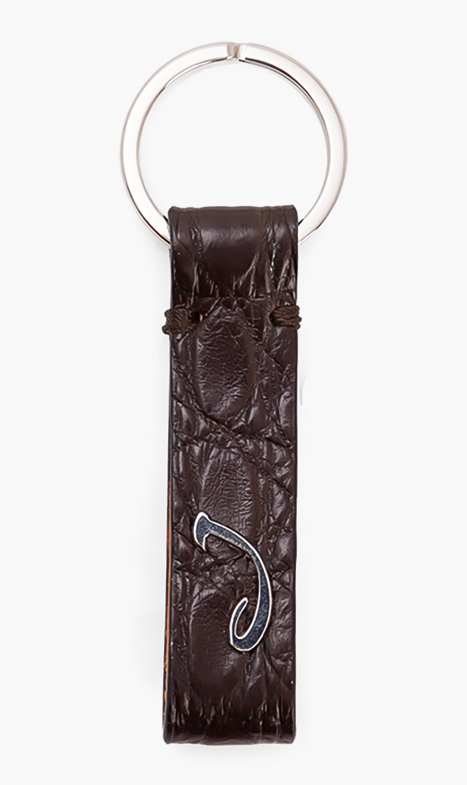 

Jacob Cohen Crocodile Leather Key Ring