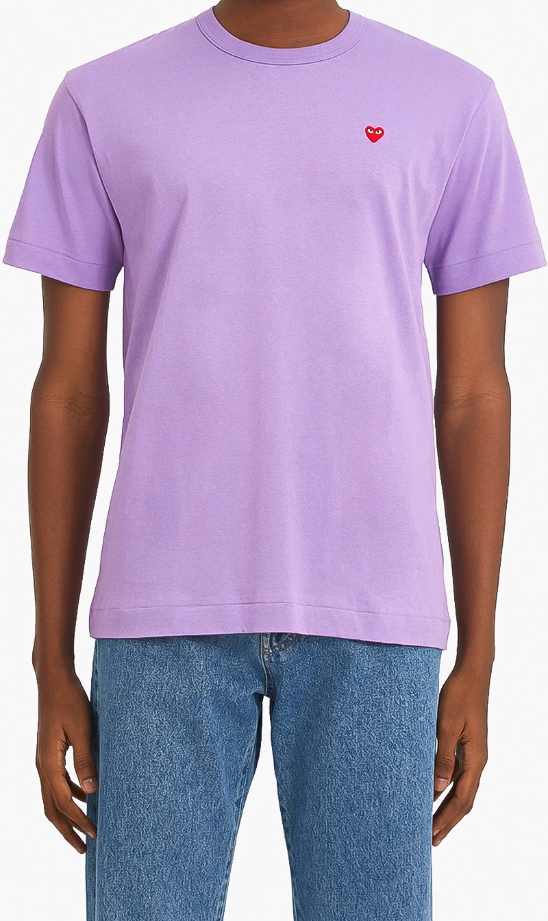 

Mini Logo Print T-shirt, Purple