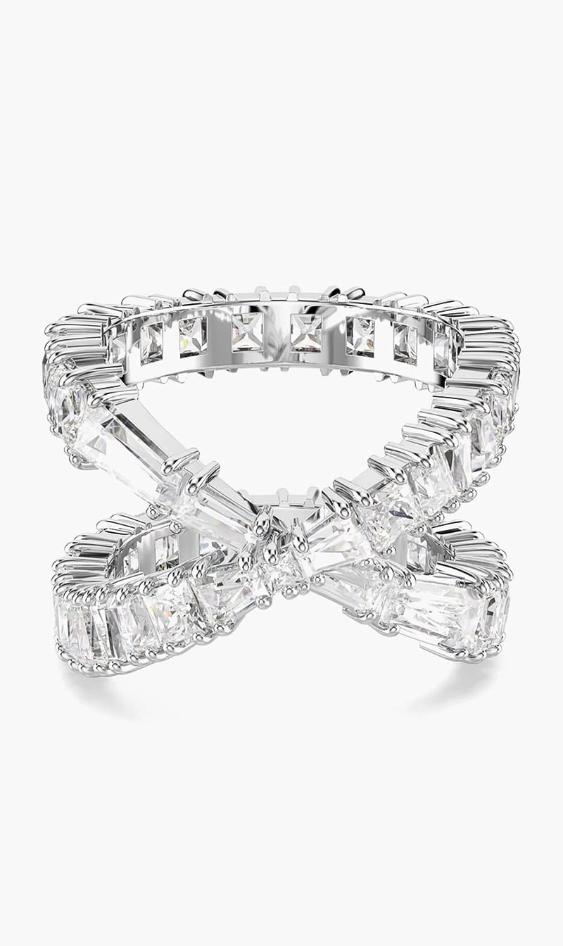 Swarovski Hyperbola Crystal Infinity Ring for Women