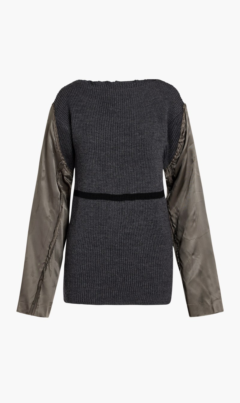 

Maison margiela mm pullover charcoal | the deal outlet, Black