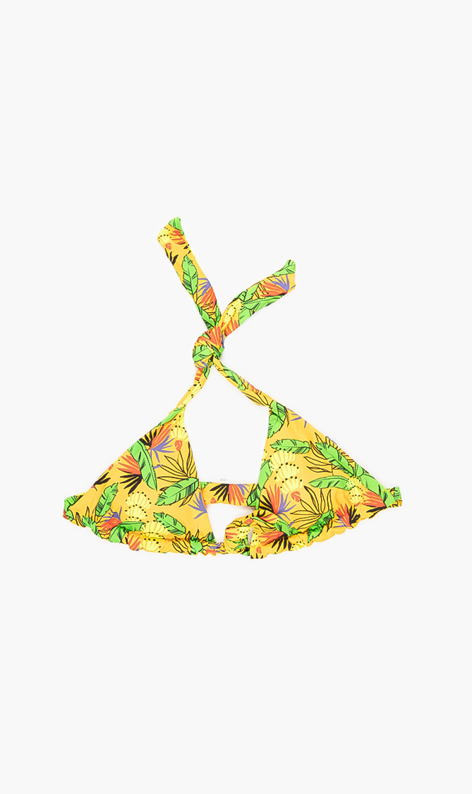 

Go Bananas Halter Bikini Top, Yellow