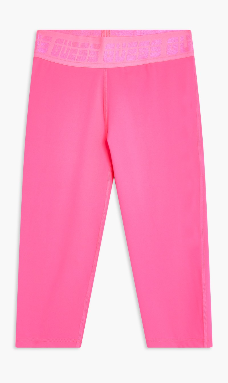 

Guess Pink Active Designer Leggings for Girls | The Deal Outlet