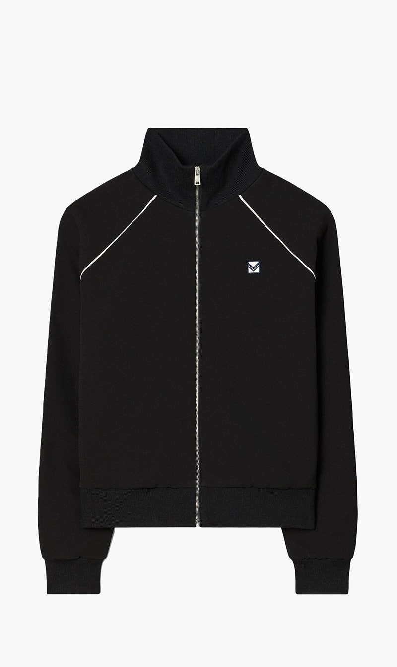 

Tory Burch Black Crepe Track Jacket for Women | The Deal Outlet