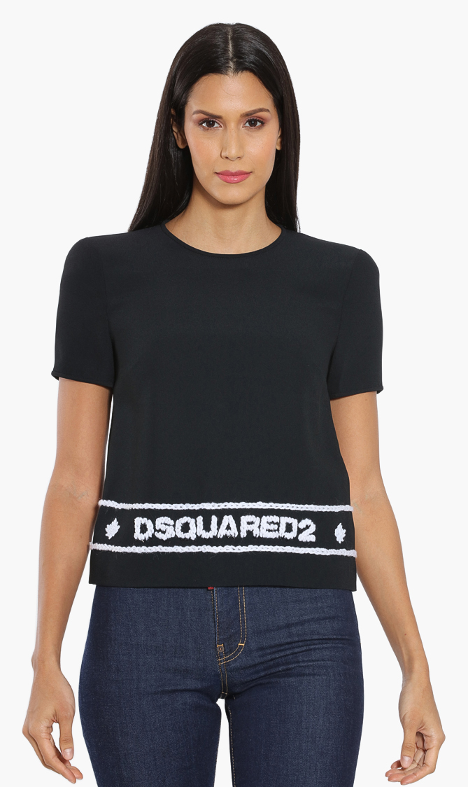 

Dsquared2 Embroidered Logo Top