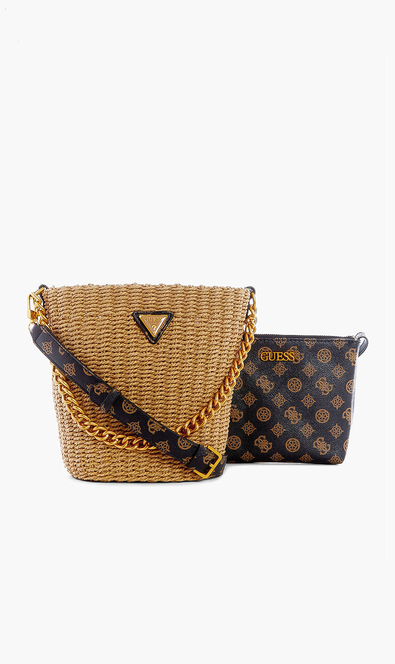 

Guess Brown Lilica Bucket Bag for Women