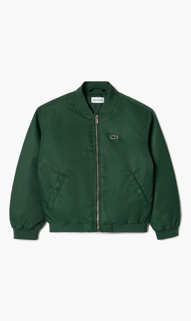 

Lacoste Green Kids' Lacoste Nylon Colour-block Teddy Jacket for Boys | The Deal Outlet