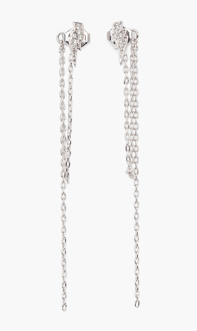 

Karl Lagerfeld Light Bolt Chain Earrings