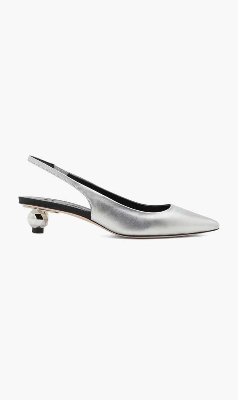 

Weekend Maxmara Silver Gallico Footwear for Women | The Deal Outlet