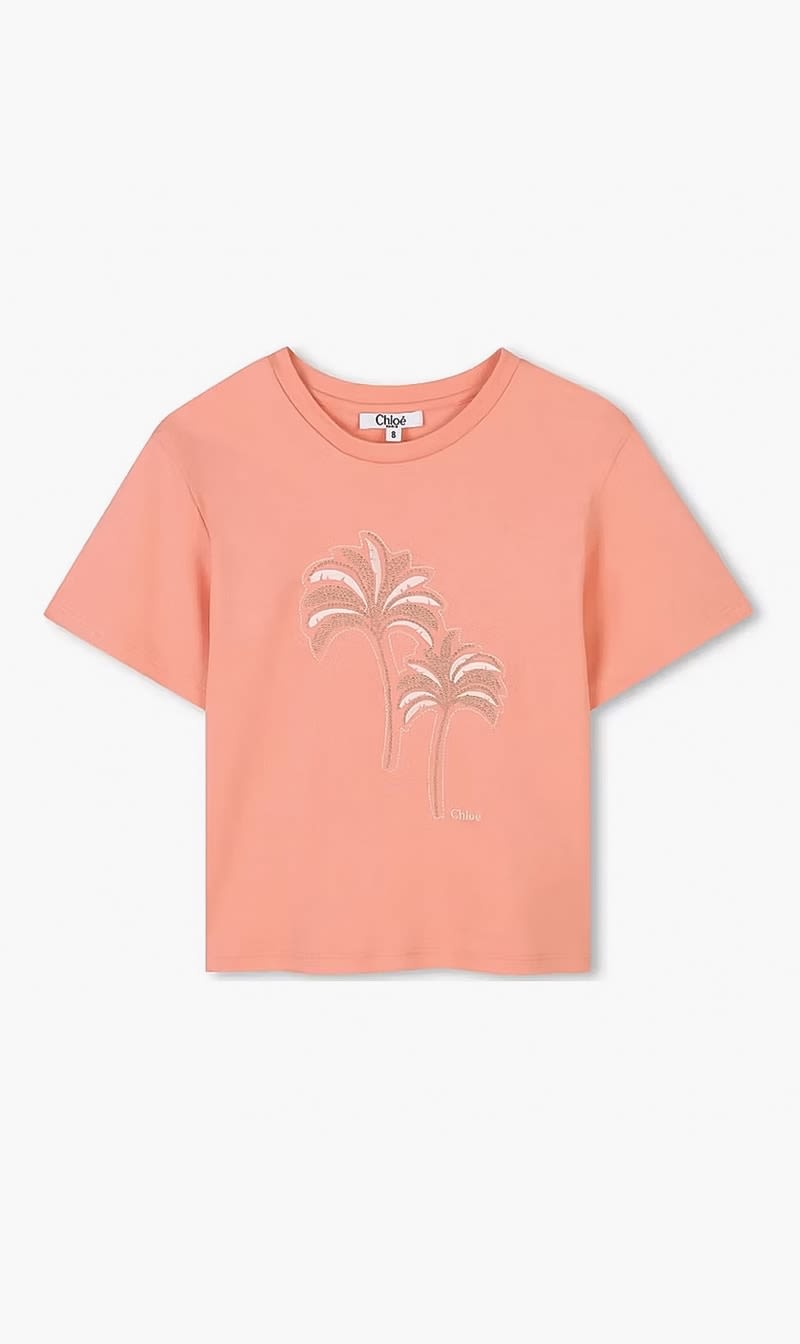 Chloe Pink Short Sleeves T-shirt for Girls