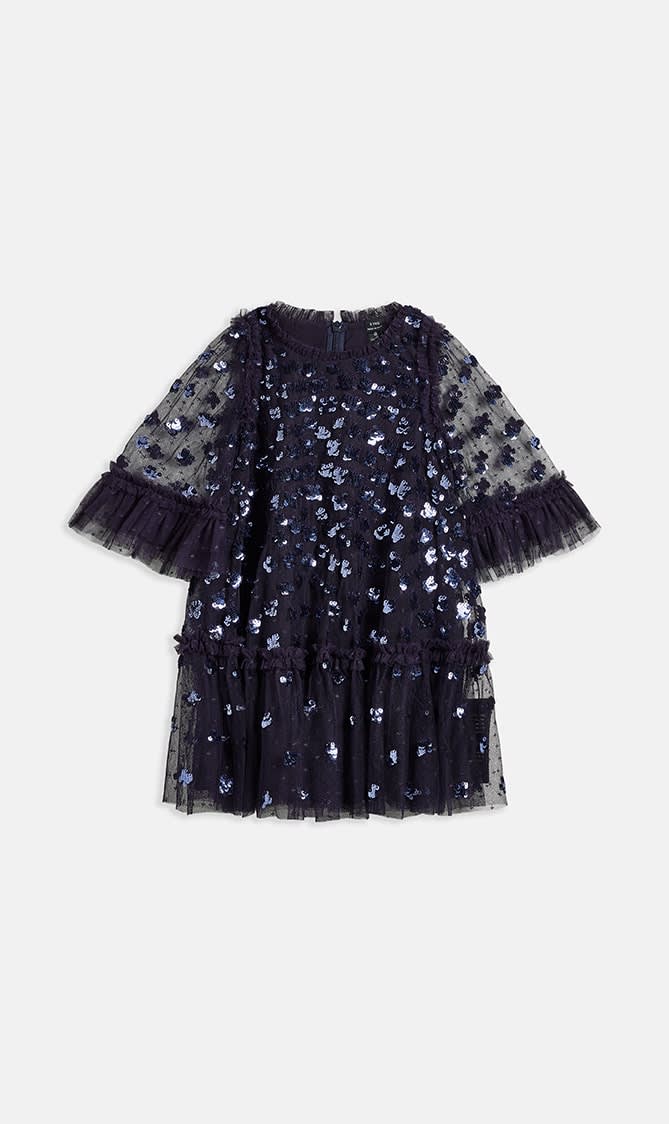 

Needle & Thread Blue Glisten Kids Dress for Girls | The Deal Outlet