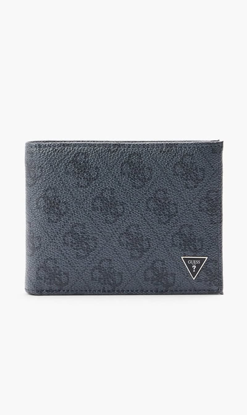 

Guess Black Vezzola Billfold Wallet for Men | The Deal Outlet