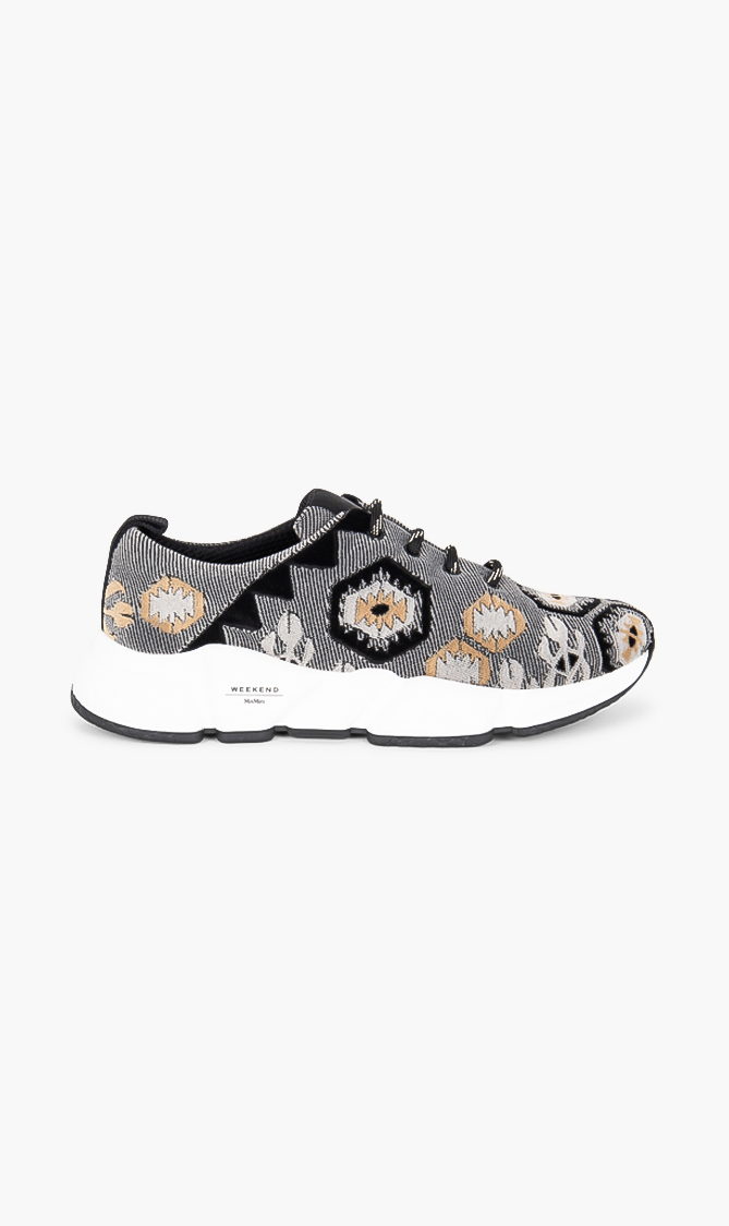 

Embroidered Lace-up Sneakers