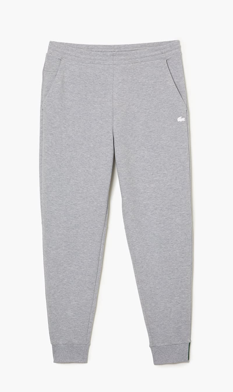 

Lacoste Grey Slim Fit Heathered Cotton Blend Tracksuit Trousers for Men | The Deal Outlet