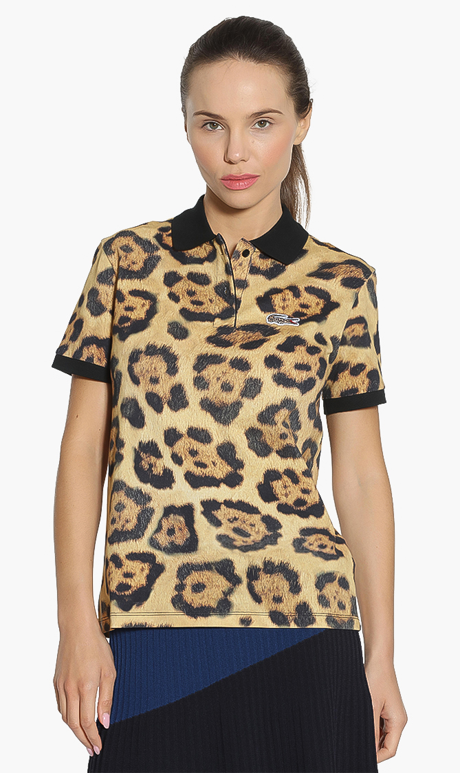 

Lacoste X National Geographic Animal Print Polo Shirt