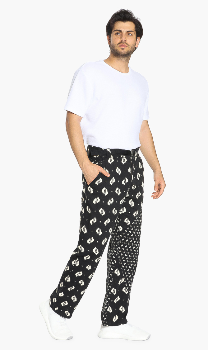 

Kenzo Straight Cut Belted Pants
