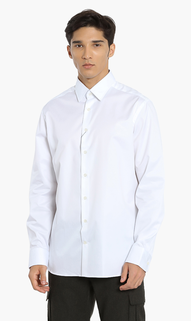 

Hackett London Mayfair Plain Melange Twill Slim Fit Shirt
