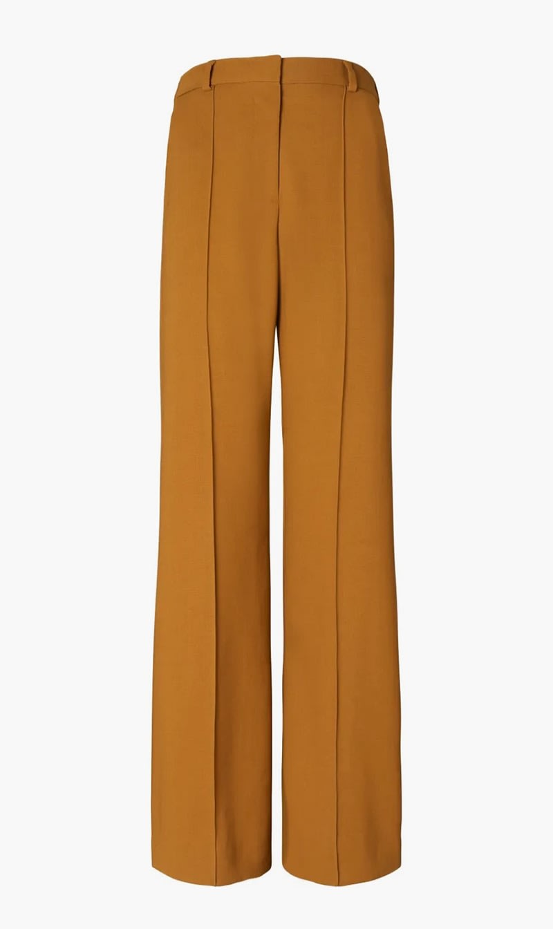 

Tory Burch Brown Wide Leg Wool Pant for Women | The Deal Outlet