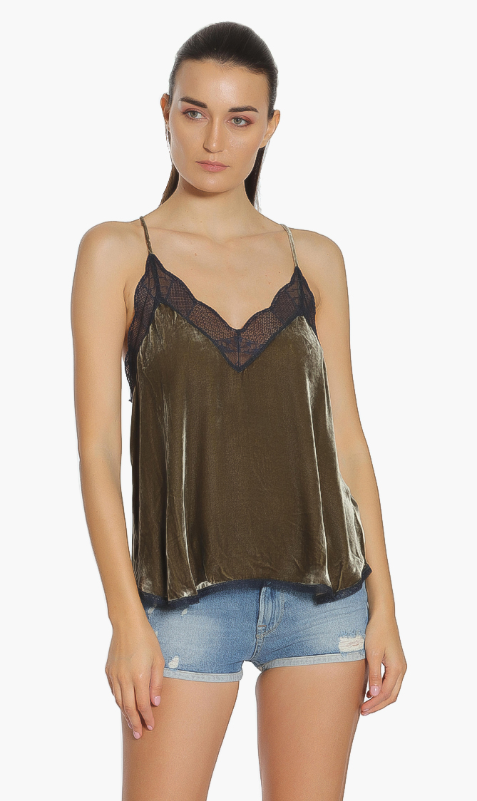 

Zadig & Voltaire Cristy Velvet Camisole