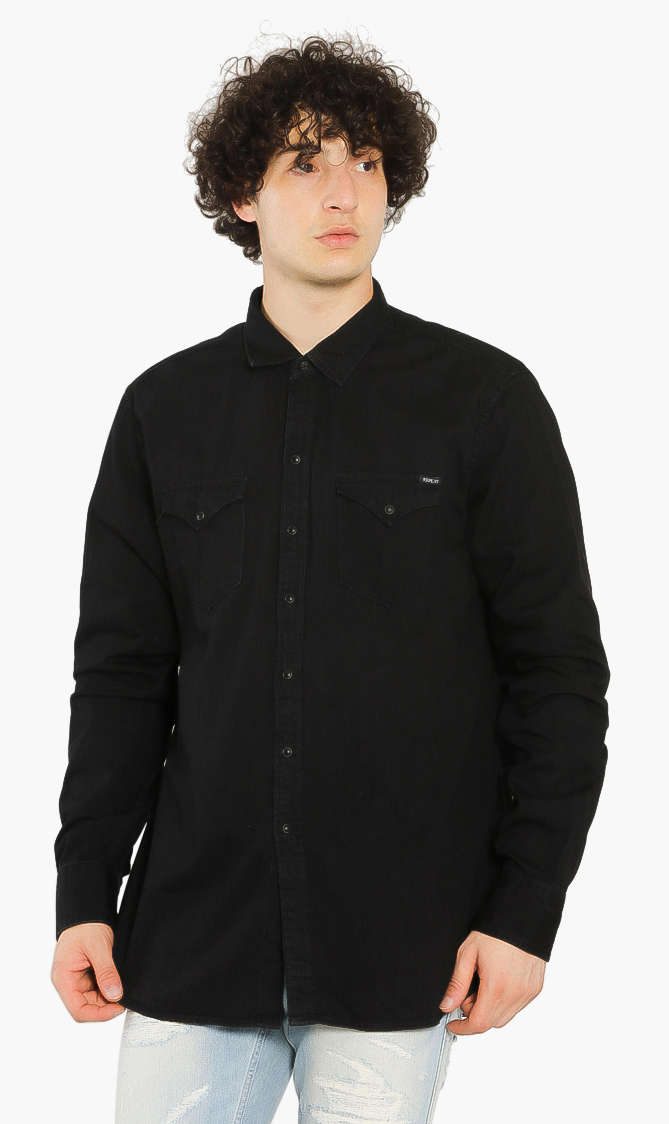 

Replay Snap Button Denim Shirt
