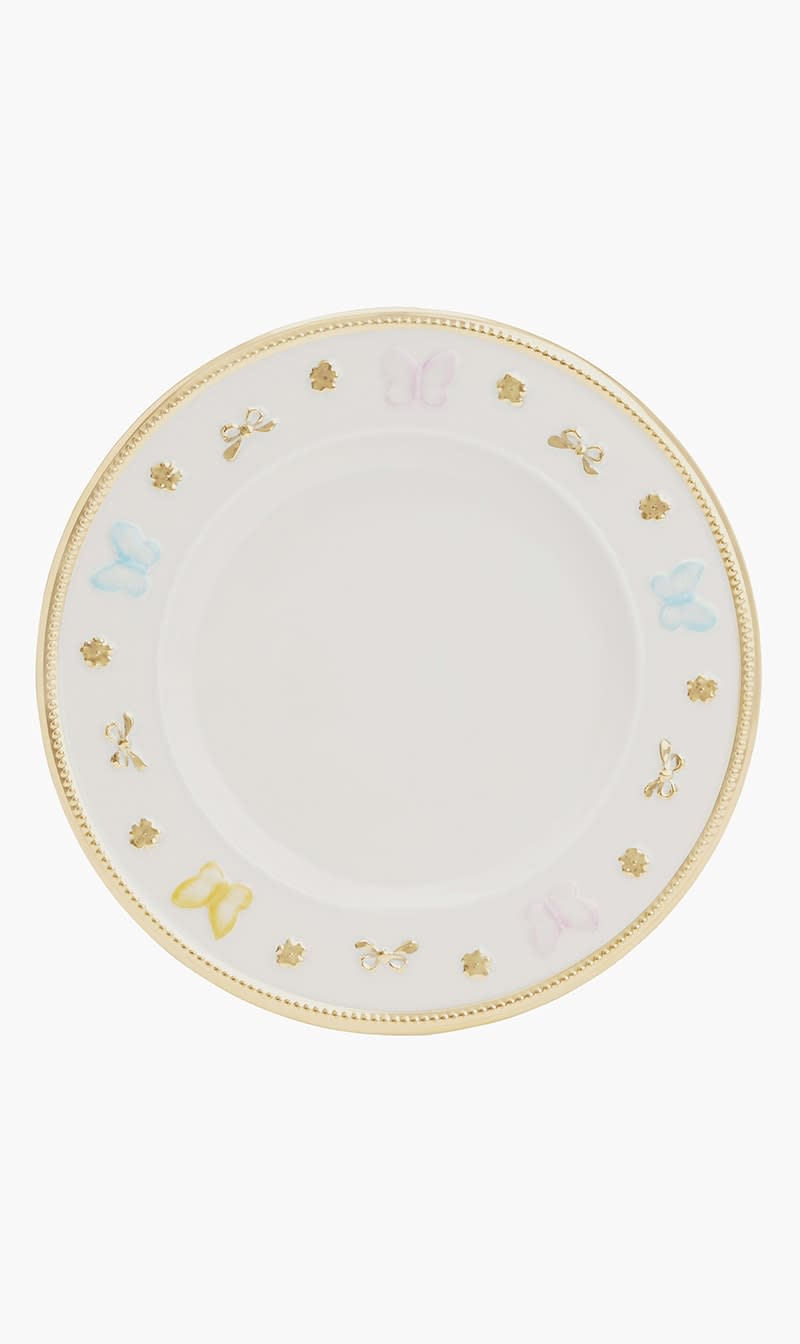 

Villari White Butterfly Dessert Plate White 21cm | The Deal Outlet