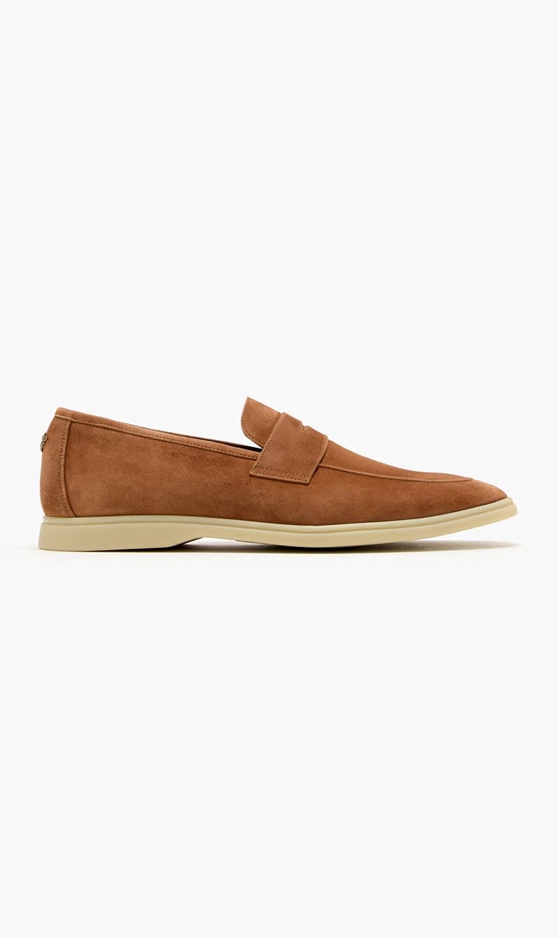 

Bougeotte Red Sauvage Brown Suede Men Loisir Gomme for Men | The Deal Outlet