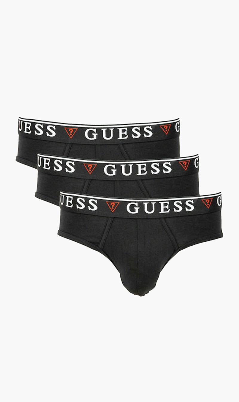 

Guess Black U97g00jr003f017 Brief 3pack for Men | The Deal Outlet