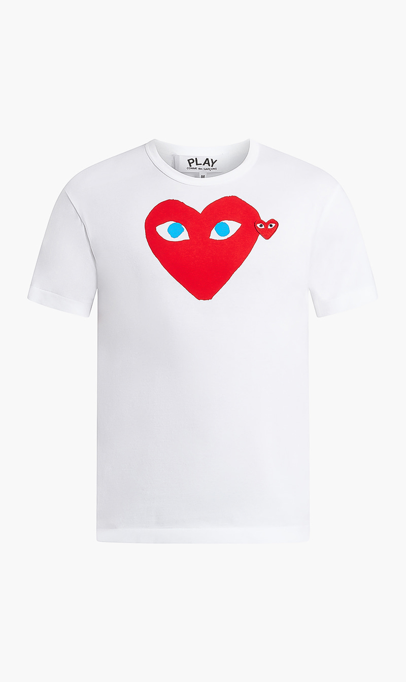 

Double Heart Logo T-shirt, White