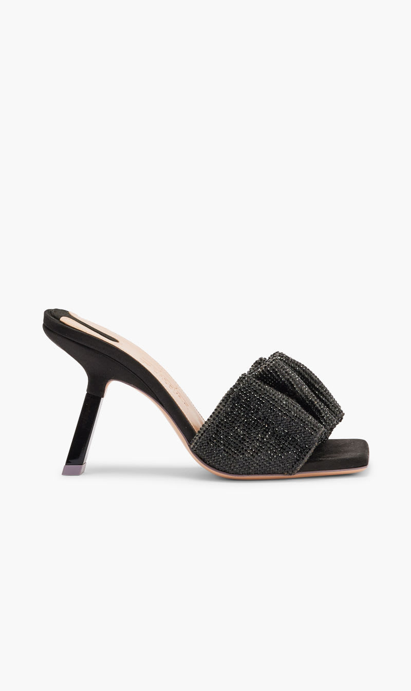 

Sebastian Milano Black Cher Crystal Mule 95 for Women | The Deal Outlet