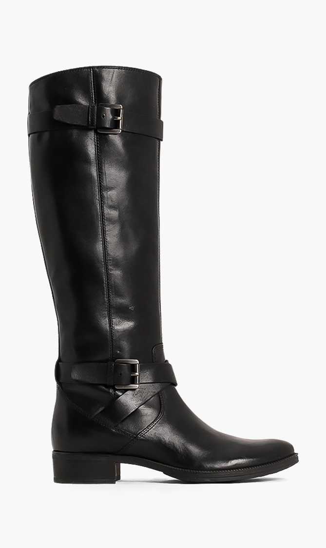 Geox Meldi Leather Knee Boots