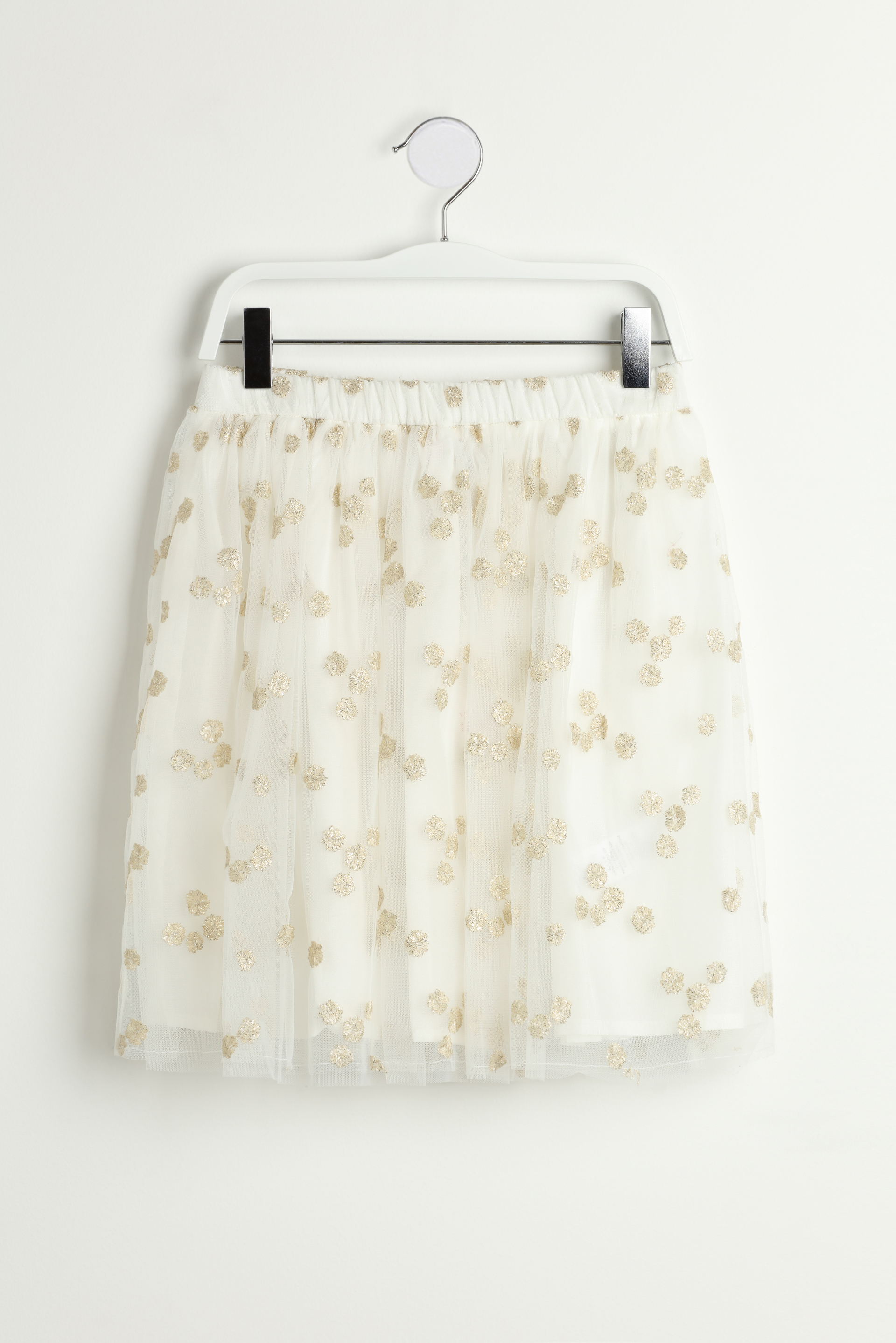 

Il Gufo Embroidered Tulle Skirt