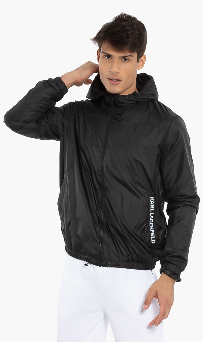 

Karl Lagerfeld Hooded Blouson Jacket