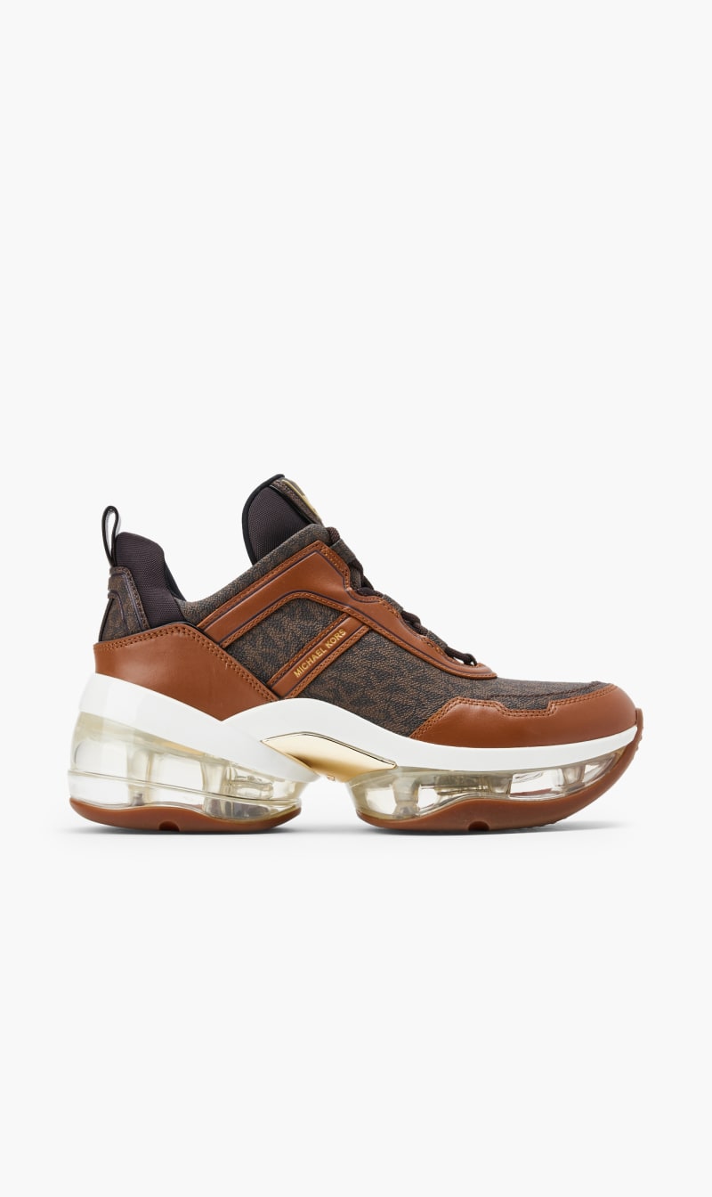 

Michael Kors Brown Olympia Trainer Extreme for Women | The Deal Outlet