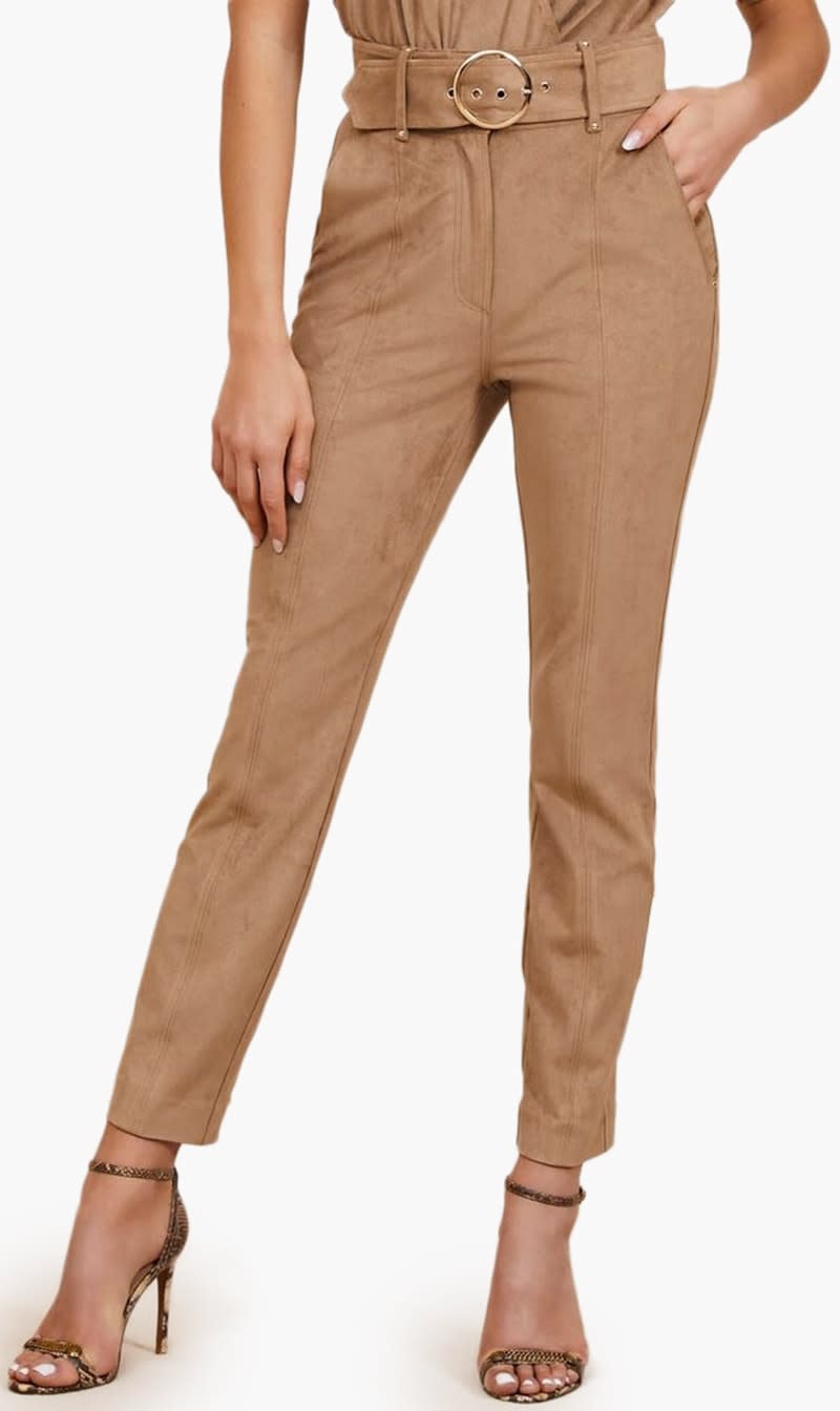 

Guess Beige Kasia Pant for Women | The Deal Outlet