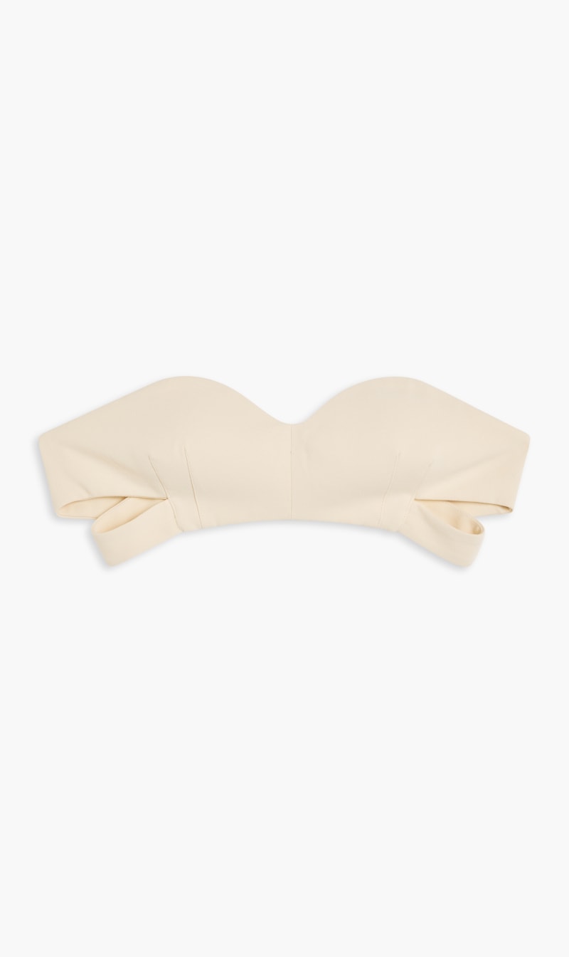 

Ronny Kobo Beige Jade Top for Women | The Deal Outlet