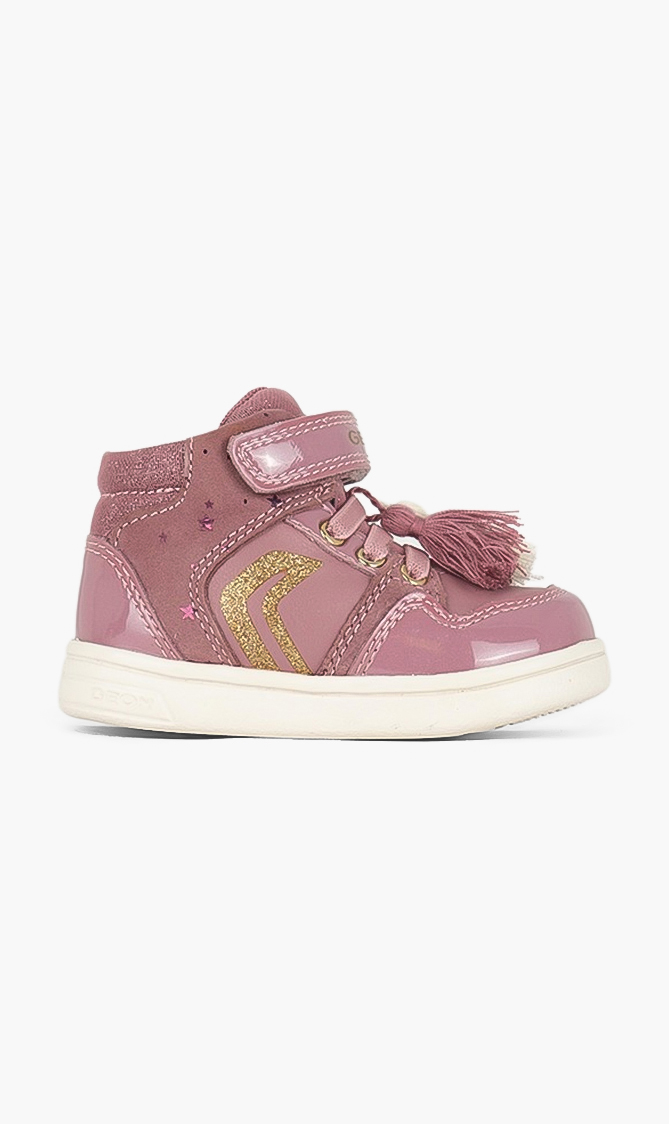 

Geox Leather High-cut Sneakers