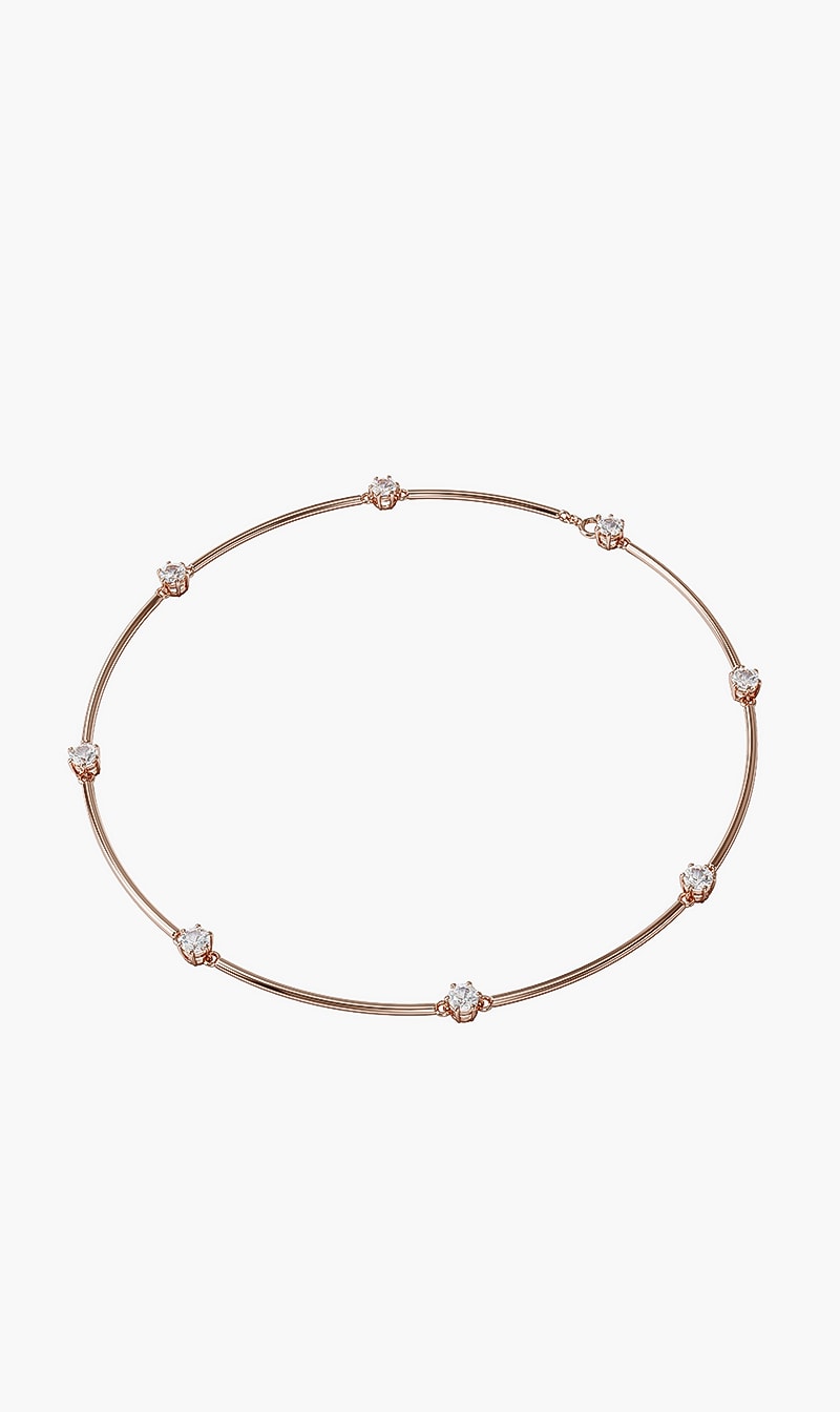 

Swarovski Constella Necklace, White, Rose-gold Tone Plated