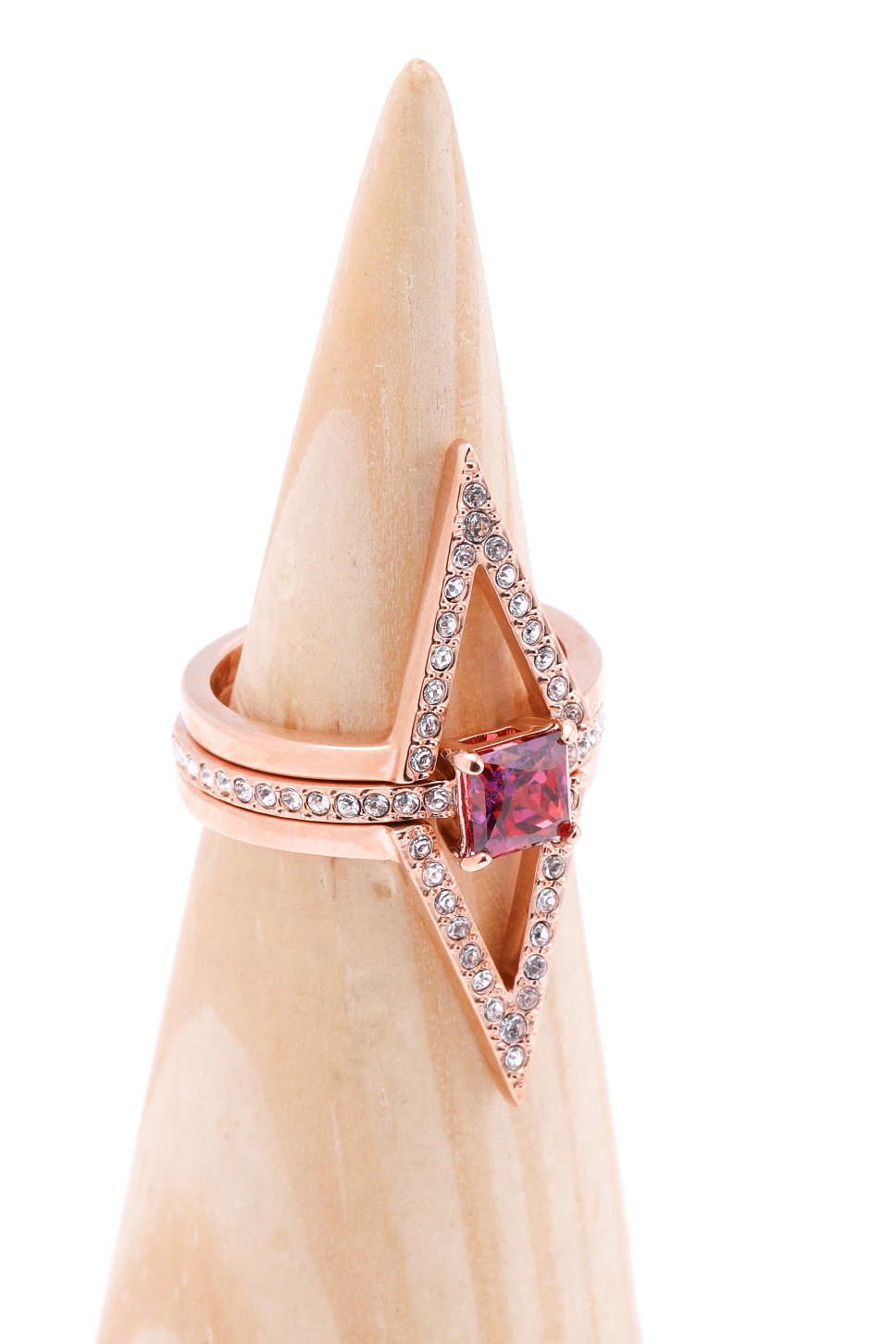 

Swarovski Funk Crystal Ring Set, 8us