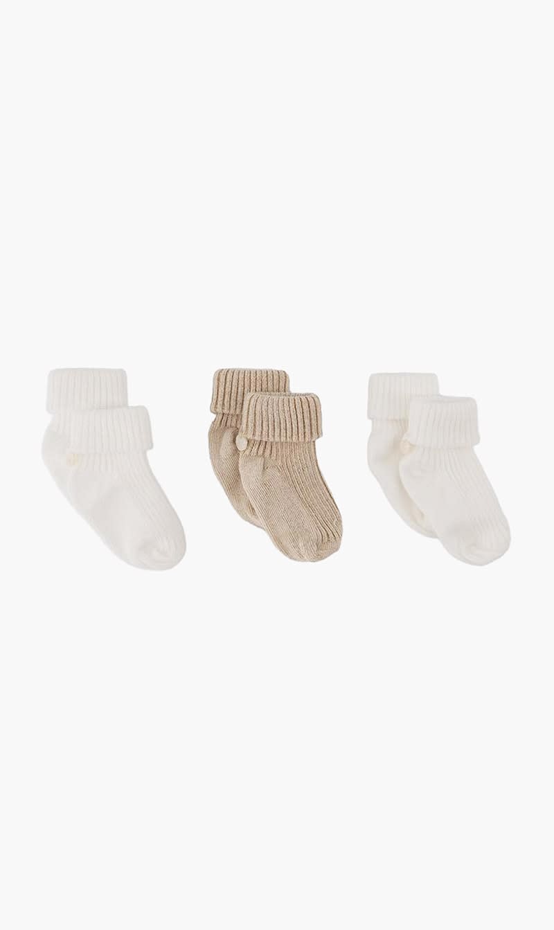 

Tartine Et Chocolat Beige Set Of 3 Socks | The Deal Outlet
