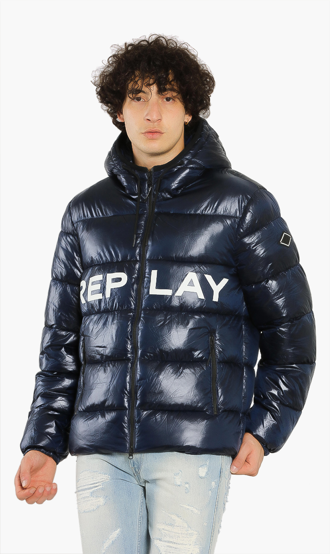 

Replay Logo Quilted Jacket