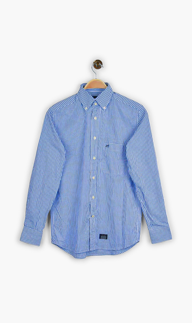 

SACOOR BROTHERS Gingham Pattern Long Sleeves Shirt