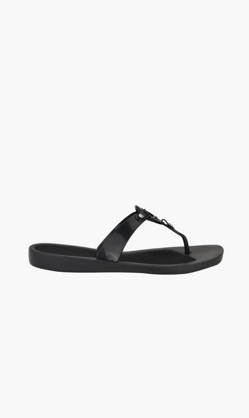 

Guess Black Tyana Flip Flops for Women | The Deal Outlet