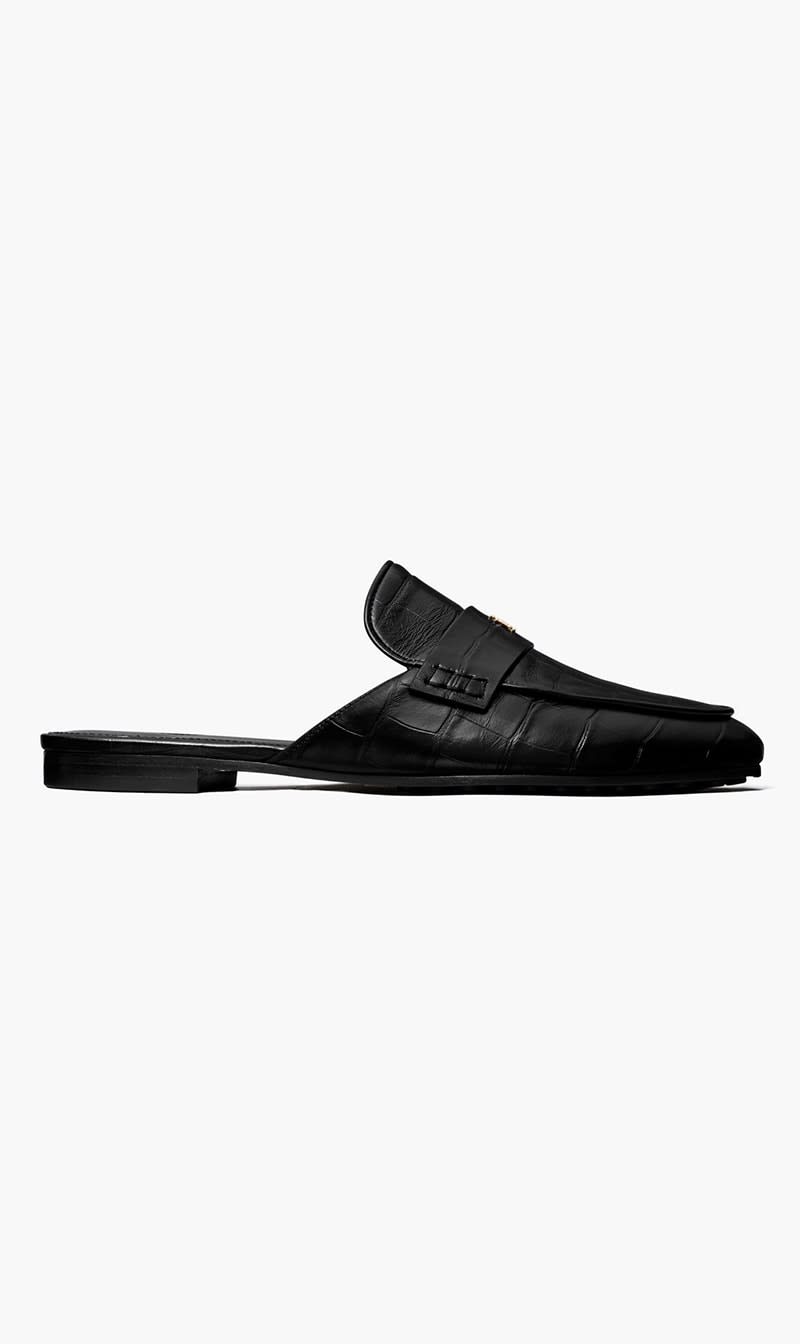 

Tory Burch Black Ballet Backless Loafer for Women | The Deal Outlet