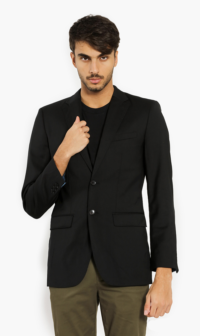 

Debonair Plain Suit Jacket