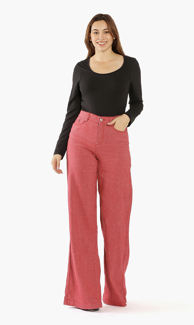 

Wide Legs Pants, Red