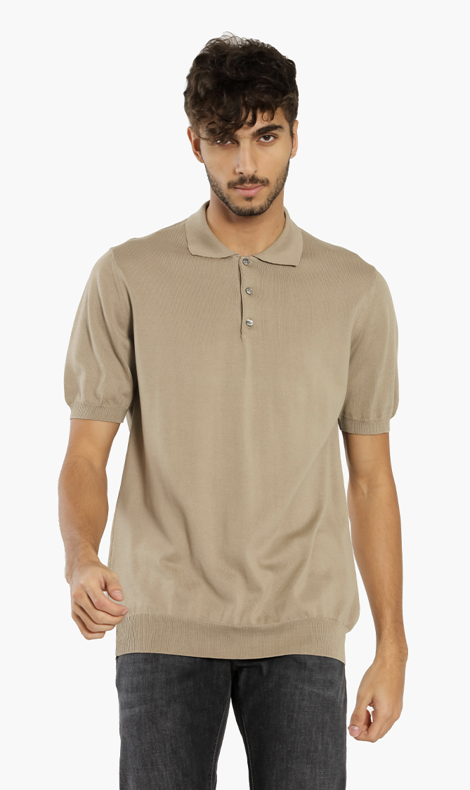 

Pal Zileri Ribbed Polo Shirt