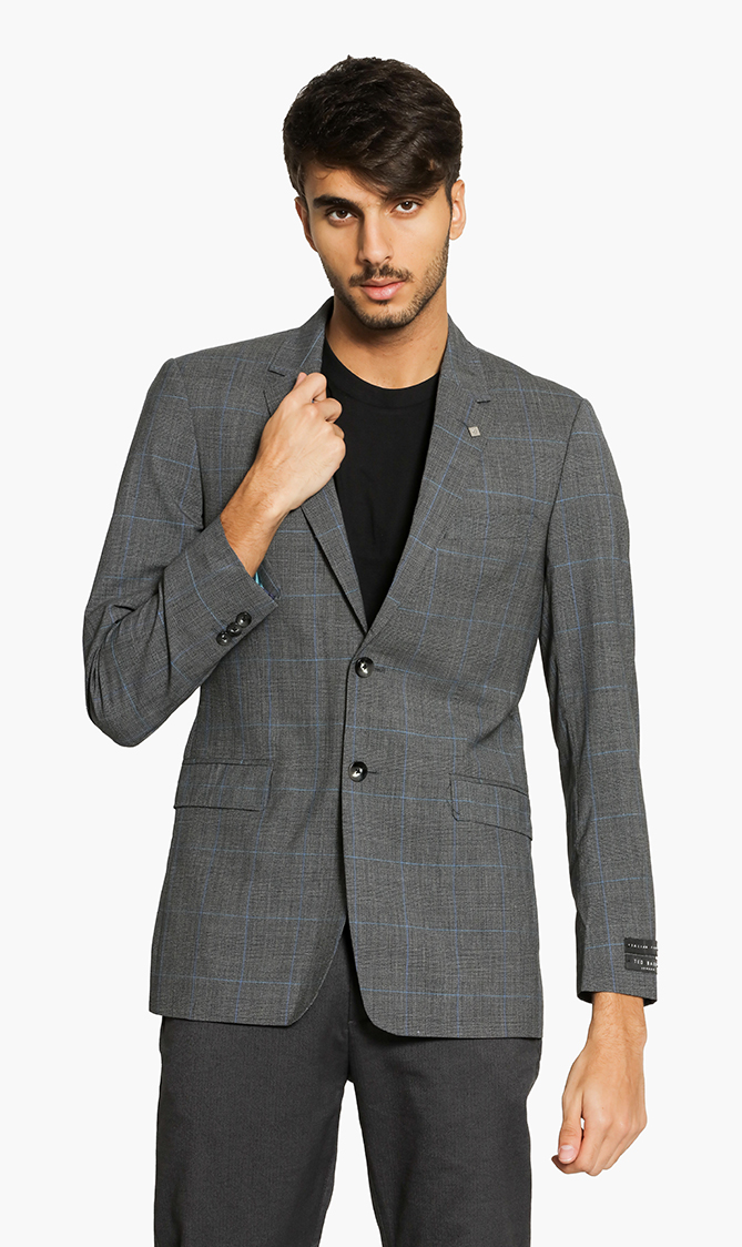 

Ted Baker Debonair Check Modern Fit Suit Jacket
